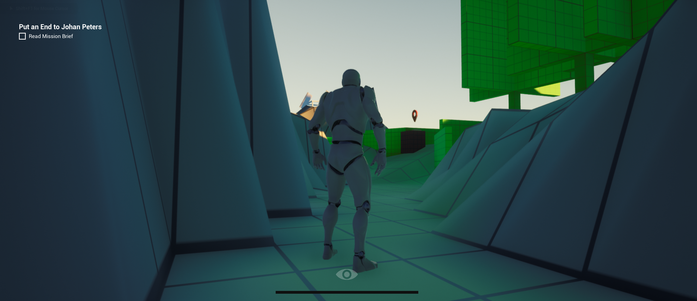 First screen of the entire level
