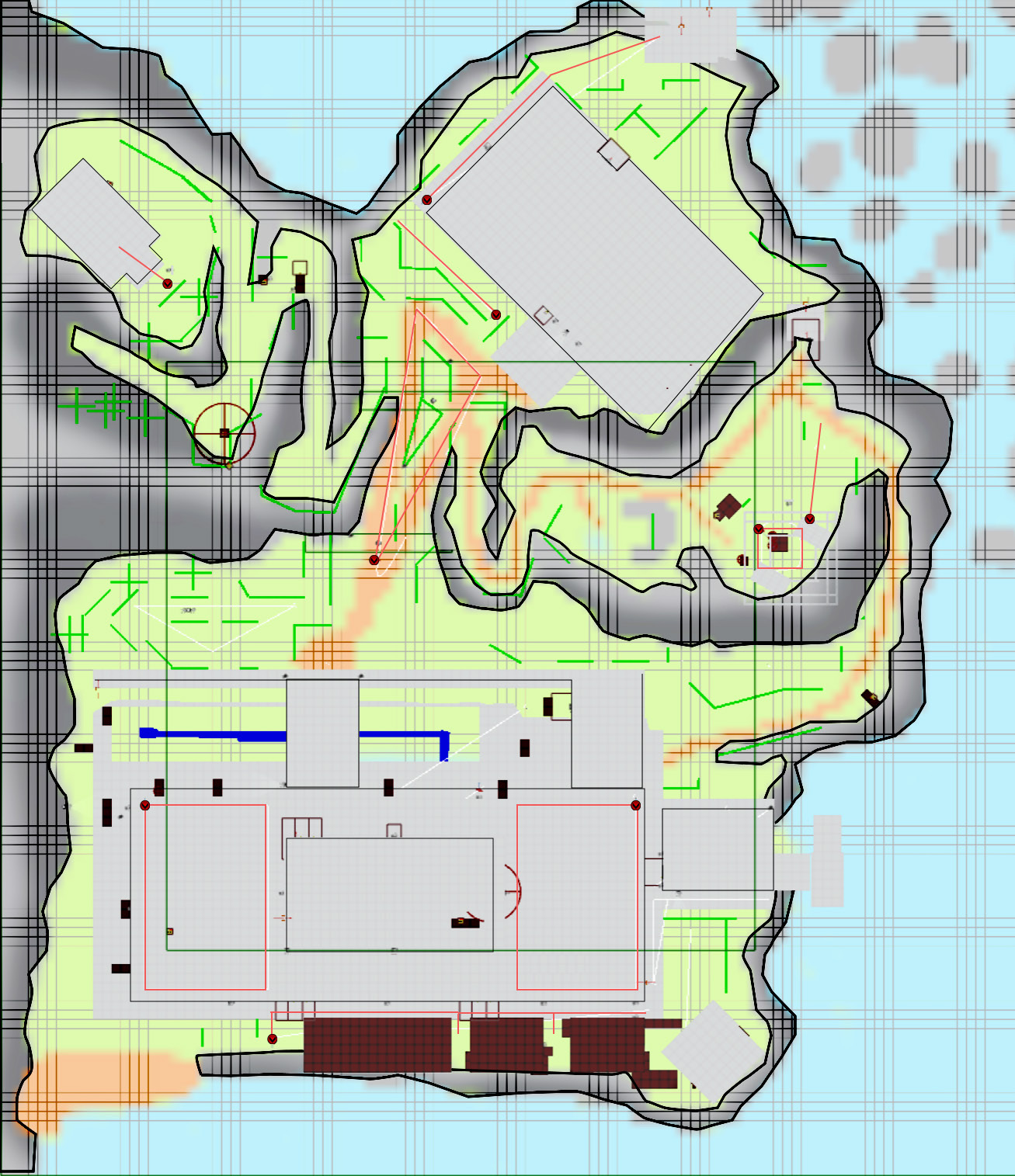 How the map looks in engine