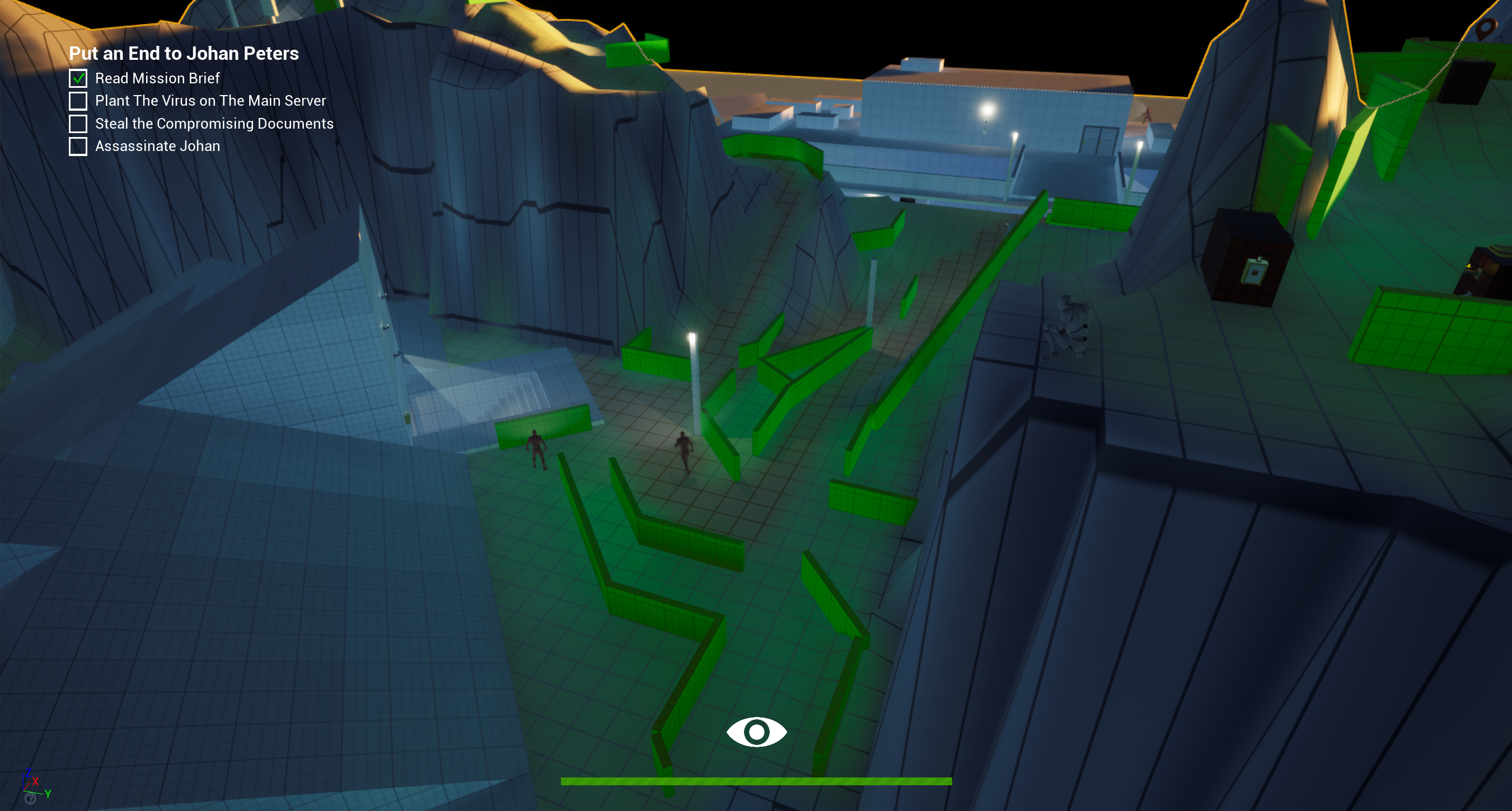 Screenshot of the playable blockmesh