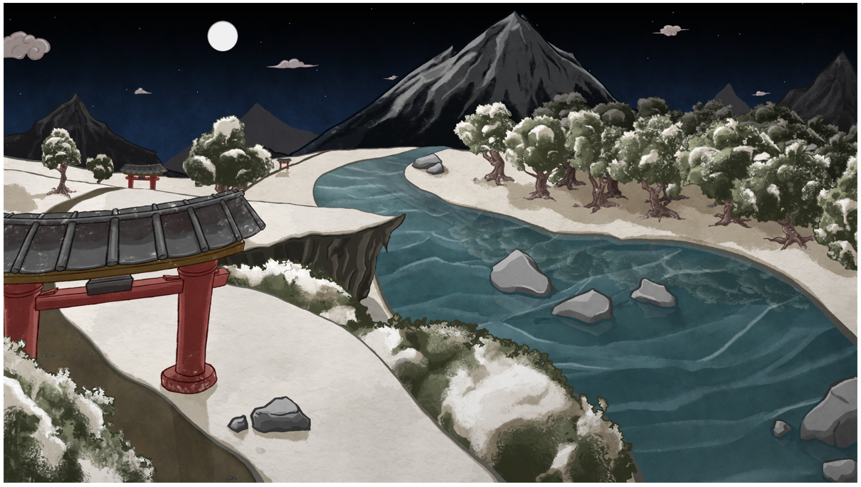 Concept Art for Hour of Yokai Environment